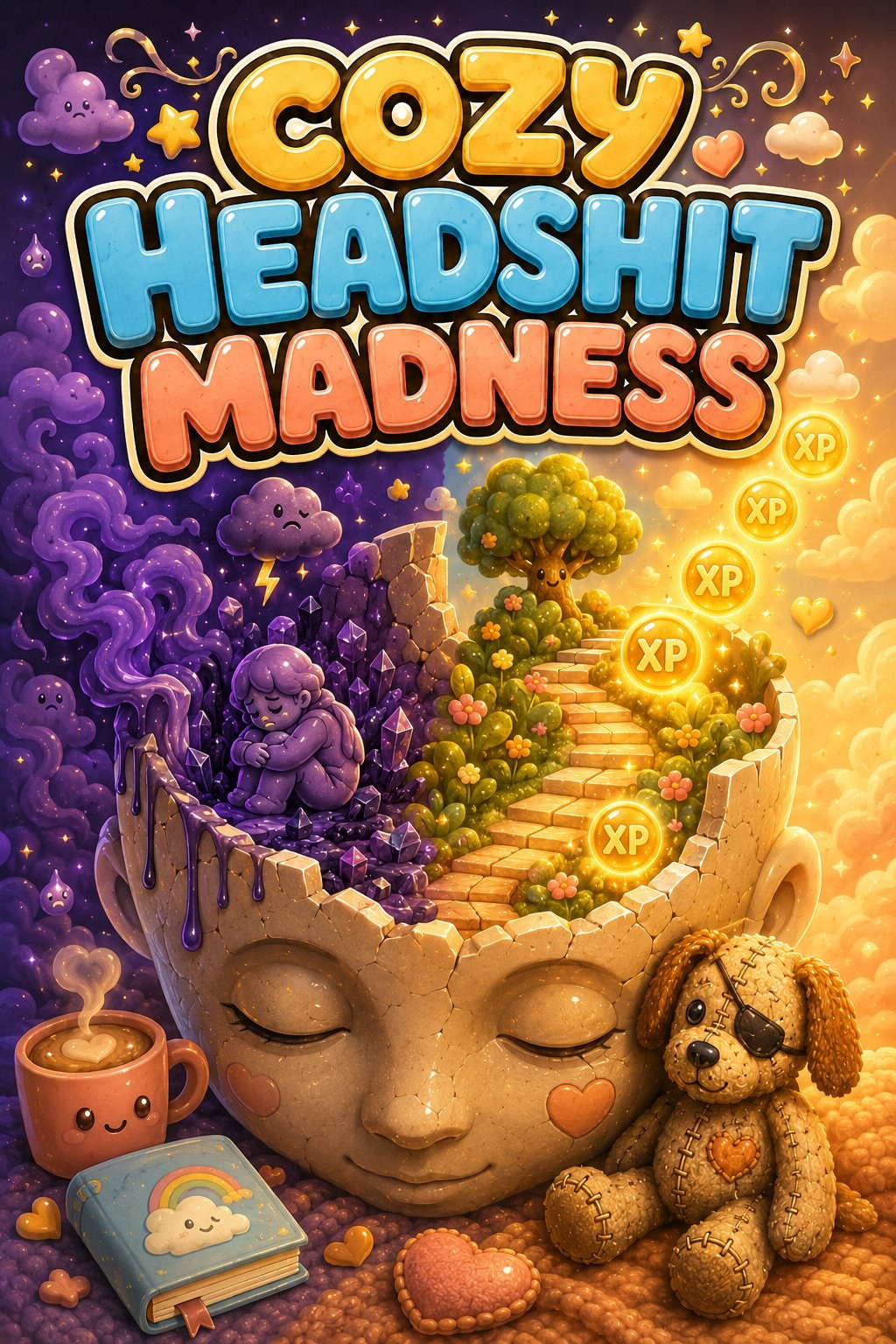 Cozy Headshit Madness · Collab Edition: Das Malbuch fürs mentale XP sammeln