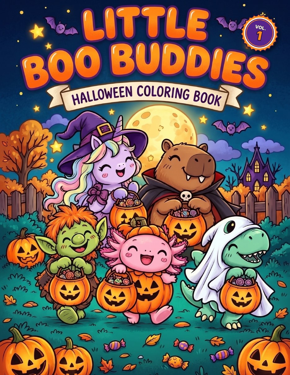 Little Boo Buddies · Vol. 1: The Halloween Coloring Book for Kids