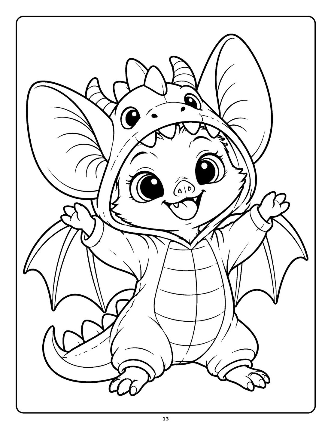 Bat in a Dragon Costume