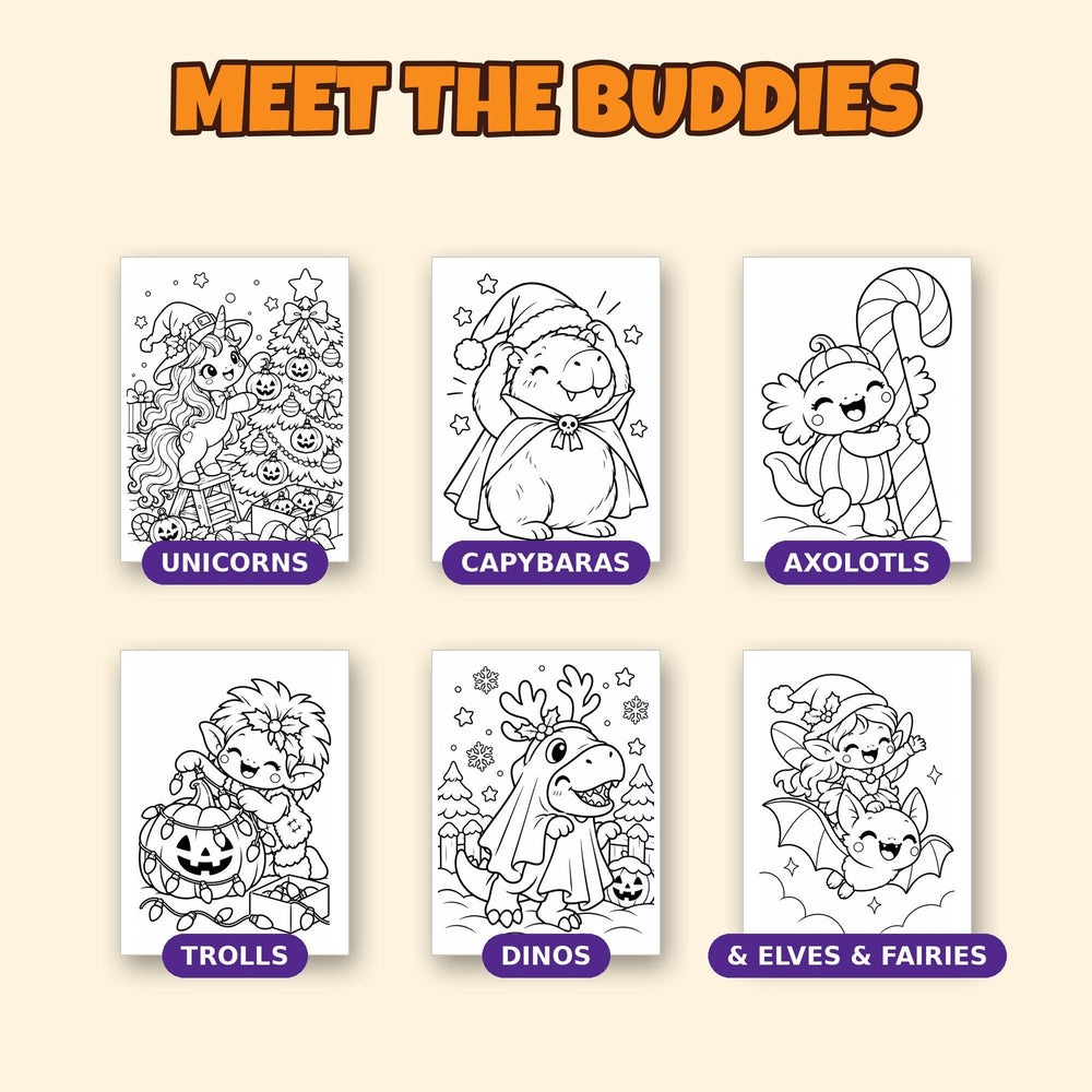 Merry Boo-Mas – Halloween meets Christmas – Meet the buddies
