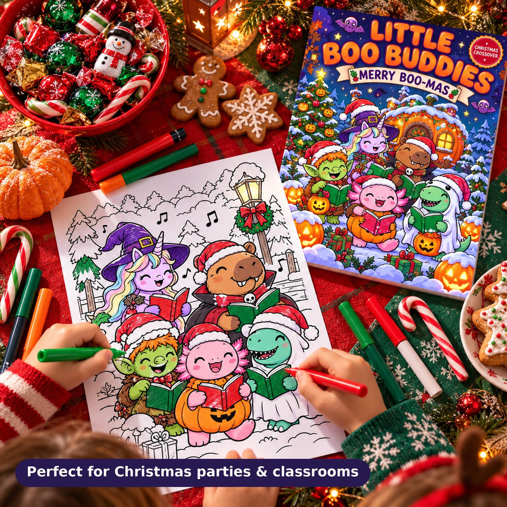 Merry Boo-Mas – Halloween meets Christmas – Perfect for Christmas parties