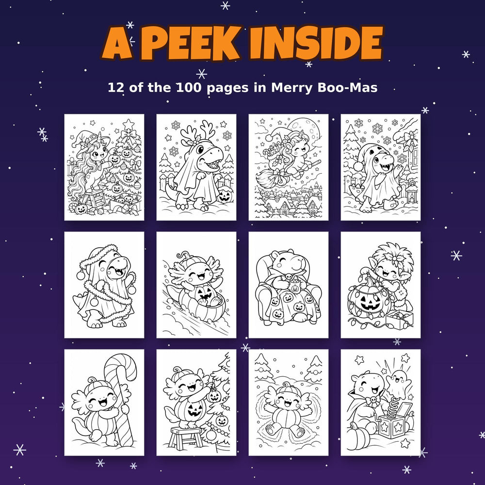 Merry Boo-Mas – Halloween meets Christmas – A peek inside